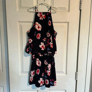 MudPie Floral Romper Size XS (0-2)